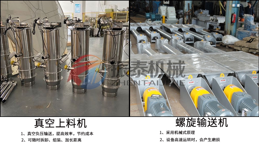 真空上料機(jī)和螺旋輸送機(jī)有什么區(qū)別？